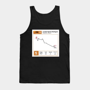 Madeira Island PR16 LEVADA FAJÃ DO RODRIGUES trail map Tank Top